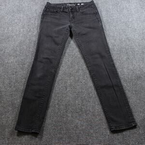 Miss Me Jeans Women's 30x32 Black Skinny Flap Pockets Stretch